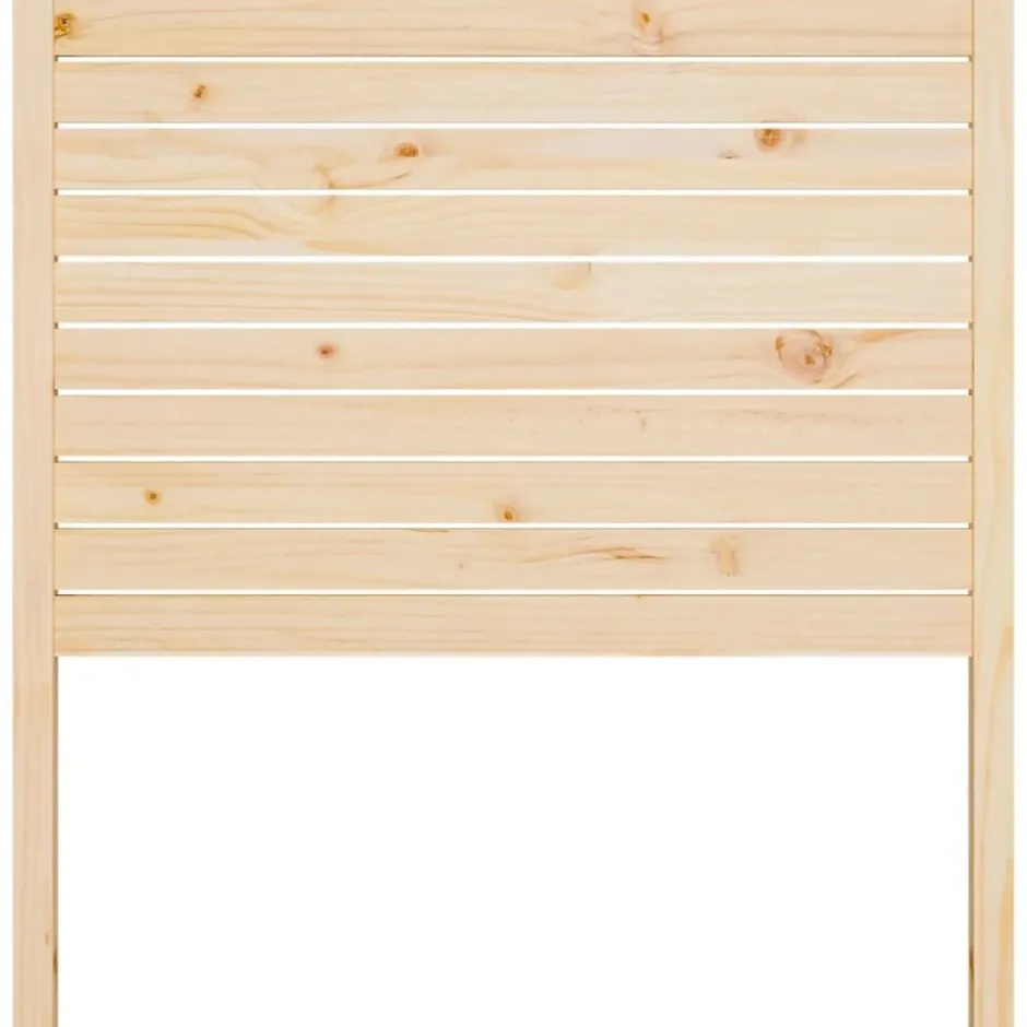 Discount vidaXL Sänggavel 81x4x100 cm massiv furu Naturfärg