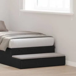 Sale vidaXL Sänglådor 100 x 36,5 x 16,5 cm Konstruerat trä Svart ek