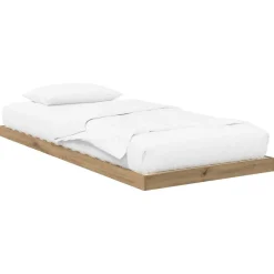 vidaXL Sängram Artisan Ek 75 x 190 cm Konstruerat trä