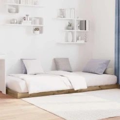 vidaXL Sängram Artisan Ek 75 x 190 cm Konstruerat trä