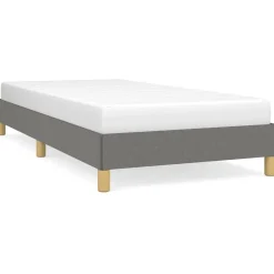 Sale vidaXL Sängram utan madrass 80x200 cm tyg Mörkgrå