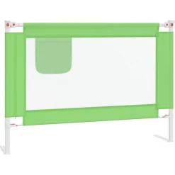 vidaXL Sängskena för barn grön 90x25 cm tyg