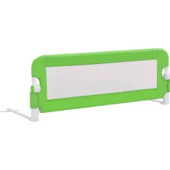 vidaXL Sängskena för barn 120x42 cm polyester Grön