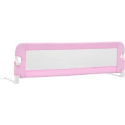 Discount vidaXL Sängskena för barn 120x42 cm polyester Rosa