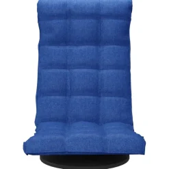 Best vidaXL Snurrbar golvstol tyg Blå