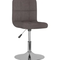 vidaXL Snurrbara matstolar 2 st tyg Taupe