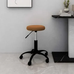 Sale vidaXL Snurrstol för kontor sammet Brun