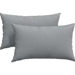 Clearance vidaXL Sofakuddar 2 pcs 50 x 30 cm tyg Ljusgrå