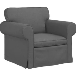 Sale vidaXL Soffa 95 x 82 x 80 cm tyg Mörkgrå
