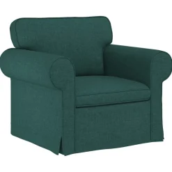 vidaXL Soffa Mörkgrön 95 x 82 x 80 cm tyg