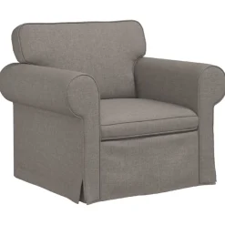 Clearance vidaXL Soffa 95 x 82 x 80 cm tyg Taupe
