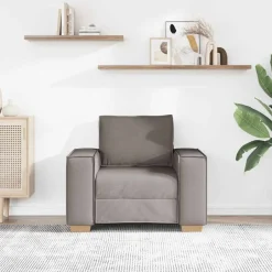 Hot vidaXL Soffa 100x78x84 cm tyg Taupe
