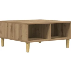 Clearance vidaXL Soffbord 60x60x30 cm konstruerat trä artisan ek