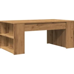 vidaXL Soffbord 102x55x42 cm konstruerat trä artisan ek