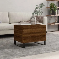 vidaXL Soffbord brun ek 60x44,5x45 cm konstruerat trä