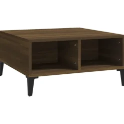 Discount vidaXL Soffbord 60x60x30 cm konstruerat trä brun ek