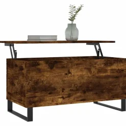 Outlet vidaXL Soffbord 90x44,5x45 cm konstruerat trä Rökfärgad ek
