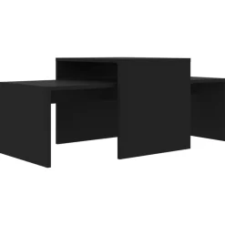 Sale vidaXL Soffbord set 100x48x40 cm konstruerat trä Svart