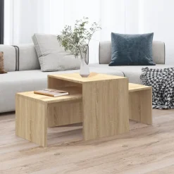 Clearance vidaXL Soffbord sonoma-ek 100x48x40 cm konstruerat trä Sonoma ek