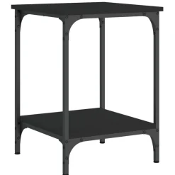 Discount vidaXL Soffbord 40x40x55 cm konstruerat trä Svart