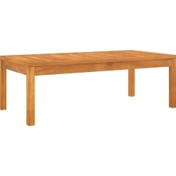 Hot vidaXL Soffbord 100x50x33 cm massivt akaciaträ Kräm