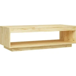 vidaXL Soffbord 110x50x33,5 cm massiv furu