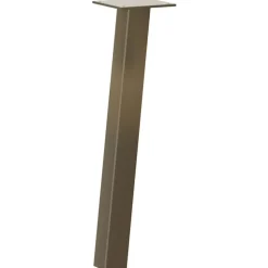 vidaXL Soffbordsben 4 st naturstål 30 cm stål