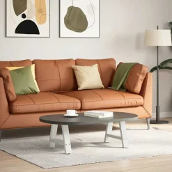 vidaXL Soffbordsben A-formade 2 st a 30x(30-31) cm stål Vit