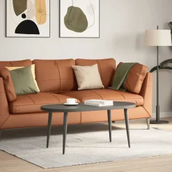 vidaXL Soffbordsben koniska 4 st antracit 30-31 cm stål