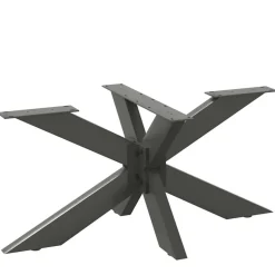 Online vidaXL Soffbordsben spindelformad 98x58x(42-43) cm stål Antracit
