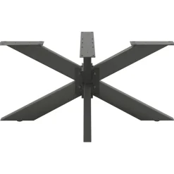 Online vidaXL Soffbordsben spindelformad 98x58x(42-43) cm stål Antracit