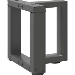 vidaXL Soffbordsben T-formade 2 st antracit 30x25x(30-31) cm stål