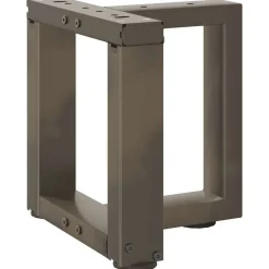 vidaXL Soffbordsben T-formade 2 st svarta 30x25x(30-31) cm stål
