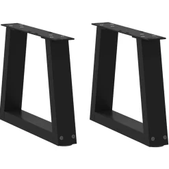 Online vidaXL Soffbordsben V-formade 2 st a 30x(30-31,3) cm stål Svart