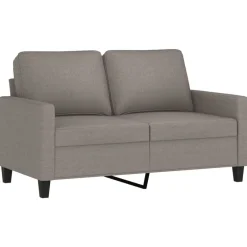 Online vidaXL Soffgrupp med dynor 2 delar tyg Taupe