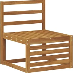 vidaXL Soffgrupper 4 pcs Naturfärg Massivt Akaciaträ