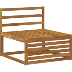 vidaXL Soffgrupper 9 pcs Naturfärg Massivt Akaciaträ