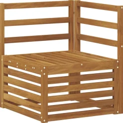 Clearance vidaXL Soffgrupper 4 pcs Massivt Akaciaträ Naturfärg
