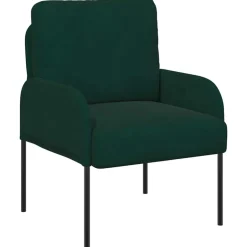 New vidaXL Soffor med kudde 55cm Plywood Mörkgrön