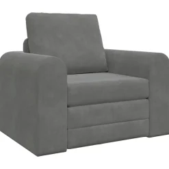 vidaXL Soffsäng Mörkgrå 98 x 71 x 83 cm Sammet