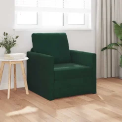 Hot vidaXL Soffsäng 74 x 77 x 81 cm Sammet Mörkgrön