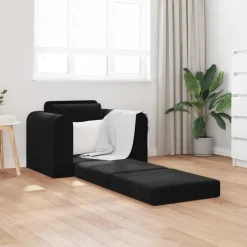 Outlet vidaXL Soffsäng 98 x 71 x 83 cm Sammet Svart