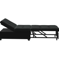 Discount vidaXL Soffsäng 194 x 67 x 82 cm Sammet Svart