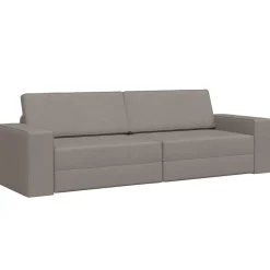 New vidaXL Soffsäng 245 x 78 x 77 cm tyg Taupe
