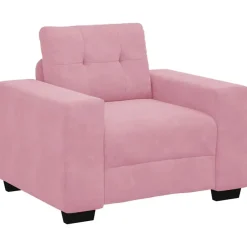 Online vidaXL Soffstol 100x78x80 cm sammet Rosa
