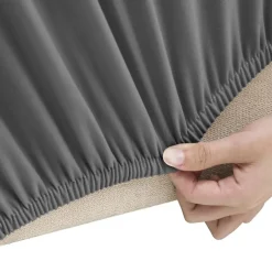 Hot vidaXL Sofföverdrag 2-sits med stretch polyesterjersey Antracit