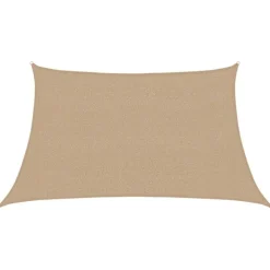 vidaXL Solsegel 160 g/m² taupe 3/4x2 m HDPE