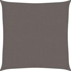 vidaXL Solsegel HDPE kvadratiskt 3,6x3,6 m antracit