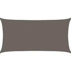 Hot vidaXL Solsegel HDPE rektangulärt 2x4 m Antracit