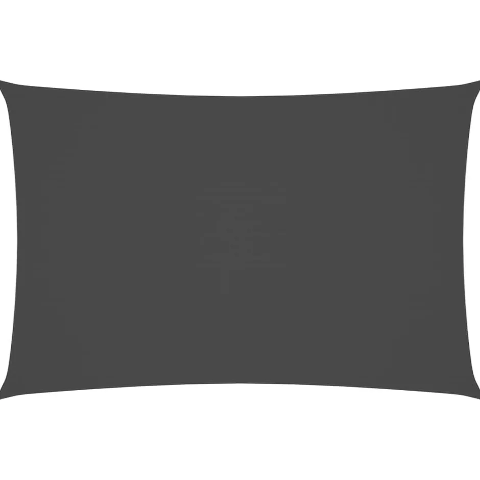 vidaXL Solsegel Oxfordtyg rektangulärt 2x4 m Antracit